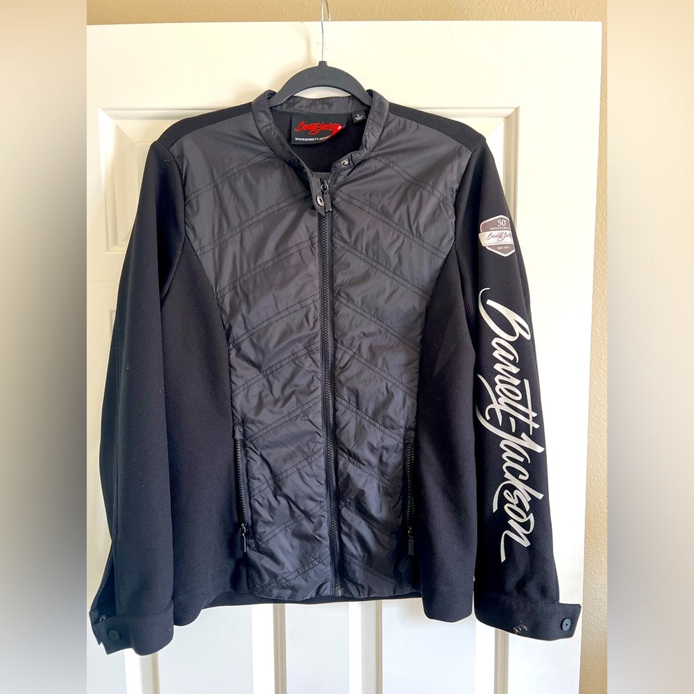 50th year addition Barrett Jackson lightweight motto jacket for sale - size L